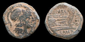 Republican Ae Triens, C. Marcius libo (148 d.C) - 20 mm / 7,48 gr.