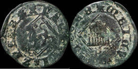 Blanca Diamond Henry IV, Avila Mint, A inverted (BAU 1084) - 20 mm / 1.28 gr.