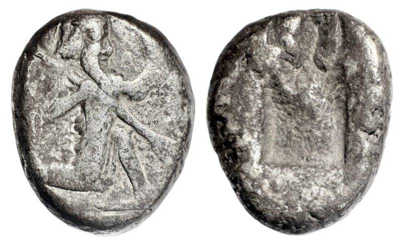 Greek
Persia, Achaemenid Empire. Darius I - Darius II (c. 490-420 BC). AR Siglos...