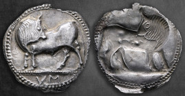 Lucania. Sybaris circa 530-510 BC. Stater AR