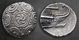 Macedon. Pella. The Bottiaei circa 187-168 BC. Triobol AR
