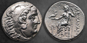Kings of Macedon. Arados. Alexander III "the Great" 336-323 BC. Struck circa 245-215/4 BC. Tetradrachm AR