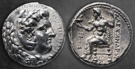 Kings of Macedon. Babylon. Alexander III "the Great" 336-323 BC. Struck under Stamenes or Archon, circa 324/3 BC. Tetradrachm AR