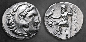Kings of Macedon. Lampsakos. Alexander III "the Great" 336-323 BC. Struck under Antigonos I Monophthalmos, circa 306/5-301 BC. Drachm AR
