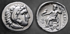 Kings of Macedon. Lampsakos. Alexander III "the Great" 336-323 BC. In the name and types of Alexander III. Struck under Leonnatos, Arrhidaios, or Anti...
