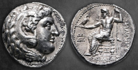 Kings of Macedon. Babylon. Philip III Arrhidaeus 323-317 BC. Struck under Seleukos I Nikator, as Satrap . Tetradrachm AR