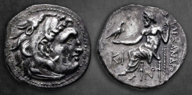 Kings of Macedon. Lampsakos. Antigonos I Monophthalmos 320-301 BC. In the name and types of Alexander the Great. Drachm AR