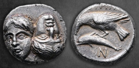 Moesia. Istros circa 313-280 BC. Drachm AR
