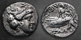 Euboea. Histiaia circa 350-300 BC. Tetrobol AR
