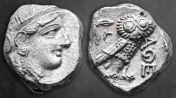 Attica. Athens circa 355-294 BC. Tetradrachm AR