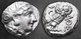 Attica. Athens circa 355-294 BC. Tetradrachm AR