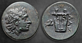 Mysia. Lampsakos circa 300-100 BC. Bronze Æ