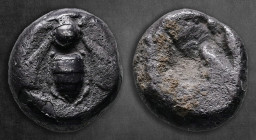 Ionia. Ephesos  circa 550-500 BC. Drachm AR