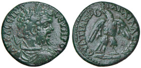 § Settimio Severo (193-211) AE 26 mm di Marcianopoli nella Moesia - Busto laureato a dx - R/ Aquila stante di fronte - S.Cop. 210 AE (g 11,79) Patina ...