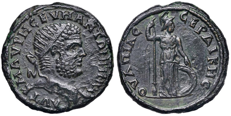 § Caracalla (211-217) AE 30 mm di Serdica in Tracia - Testa laureata a dx - R/ A...