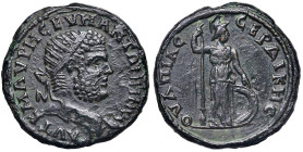 § Caracalla (211-217) AE 30 mm di Serdica in Tracia - Testa laureata a dx - R/ Atena stante a dx - AE (g 16,00) Pesantemente ritoccata.

Status: BB...