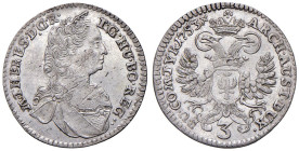 AUSTRIA Maria Teresa (1740-1780) 3 Kreuzer 1753 - Frühwald 676a AG (g 1,58)

Status: SPL

Notes: