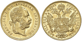 AUSTRIA Francesco Giuseppe d'Asburgo Lorena (1848-1916) Ducato 1915 restrike - KM 2267 AU (g 3,50)

Status: FDC

Notes: