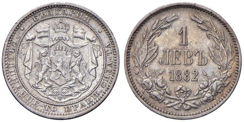BULGARIA Alessandro I (1879-1886) 1 Lev 1882 - KM 4 AG (g 5,00)

Status: SPL
...