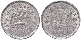 CINA Tibet 3 Srang BE 16-10 (1936) - KM 26 AG In slab NGC MS63 n° 8218152-009.

Status: MS63

Notes: