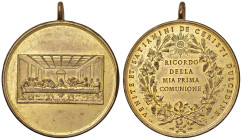 MILANO Medaglia 1815-1816 Ricordo della Prima Comunione, tra rami di vite e spighe di grano - Opus: Francesco Putinati - Turricchia L.V. 27bis - AE do...