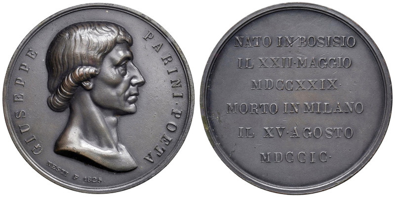 Giuseppe Parini (1729-1799) Medaglia 1825 A ricordo del celebre poeta italiano -...