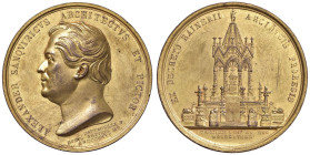 Alessandro Sanquirico (1777-1849) Medaglia 1835 All'architetto e pittore autore del Catafalco di Francesco I d'Austria - Opus: Zapparelli - Turricchia...