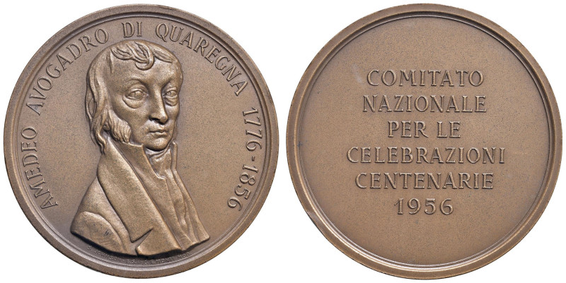 Amedeo Avogadro (1776-1856) Medaglia 1956 Centenario della morte, il Comitato Na...