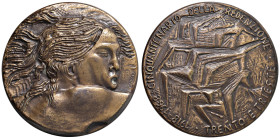 REPUBBLICA ITALIANA Medaglia 1968 Cinquantenario della Redenzione di Trento e Trieste - Opus: E. Greco, emissione degli stabilimenti Johnson - AE (g 2...