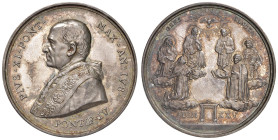 Pio XI (1922-1939) Medaglia 1925 An. IV - Opus: A. Mistruzzi - Bart. E925; Rinaldi 119; Cusumano Modesti 125 AG (g 33,37 - Ø 44 mm) Per le canonizzazi...
