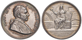 Pio XI (1922-1939) Medaglia 1926 An. V - Opus: A. Mistruzzi - Bart. E926 - AG (g 34,86 - Ø 44 mm) Medaglia per Pontificio Istituto di Archeologia Cris...