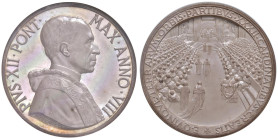 Pio XII (1939-1958) Medaglia An. VIII (1946) - Opus: Mistruzzi - Rinaldi 140 AG TOP POP, miglior esemplare certificato NGC, in slab MS66 n° 5791060-00...