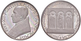 Pio XII (1939-1958) Medaglia An. MCMLVI (1956) - Opus: Mistruzzi Modesti 242 AG TOP POP, miglior esemplare certificato NGC, in slab MS65 n° 5791060-00...