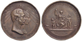 RUSSIA Medaglia 1863 Centenario dell'Orfanotrofio Imperiale di Mosca - Opus: V.V. Alekseev e I.I. Chukmasov - Smirnov 653; Dyakov 716.1 - AE (g 56,62 ...
