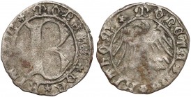 Ks. Bytomskie, Bolesław I (1410-1431) Halerz - litera B
