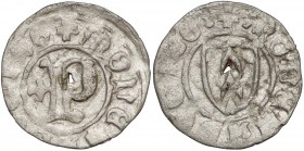 Ks. Opawskie, Przemek I (1377-1433) Halerz Opawa - litera P R5