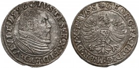 Prusy, Jerzy Fryderyk, Grosz Królewiec 1596 - rzadki