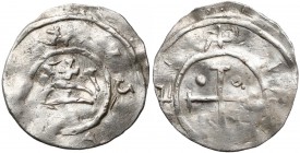 Mieszko II, Denar (1013-1025) - MISICO - rzadkość R6
