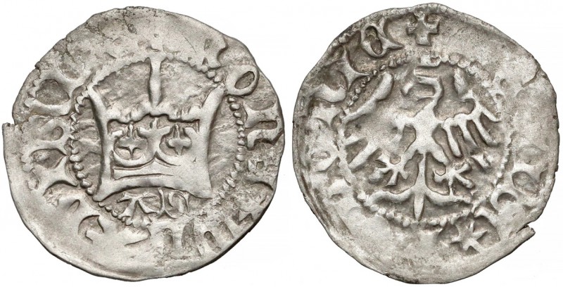 Władysław II Jagiełło, Półgrosz Kraków - litery SA - wygięta
 Typ IV półgroszy ...