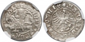 Aleksander Jagiellończyk, Półgrosz Wilno - renesans - NGC AU58