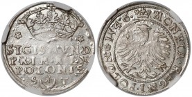 Zygmunt I Stary, Grosz Kraków 1546 ST - NGC MS63