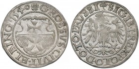 Zygmunt I Stary, Grosz Elbląg 1540 - ostatni