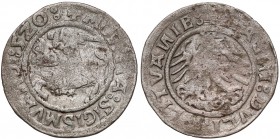 Zygmunt I Stary, Półgrosz Wilno 1520 - błędy m.in. 520 (R3) R3