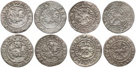 Zygmunt I Stary, Półgrosz Wilno 1522-1525 - zestaw (4szt)