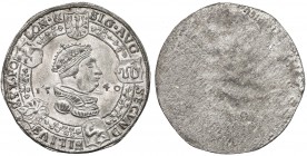 MAJNERT, jednostronna, cynowa odbitka Talara 1533-1540 Zygmunta I Starego