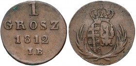 Księstwo Warszawskie, 1 grosz 1812 I.B.