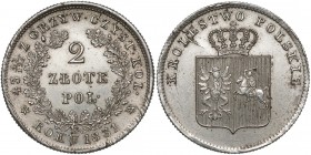 Powstanie Listopadowe, 2 złote 1831 KG