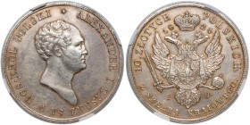 10 złotych polskich 1824 IB - NGC AU50 R5