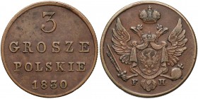 3 grosze polskie 1830 FH
