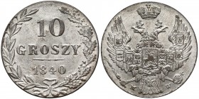 10 groszy 1840 MW, Warszawa